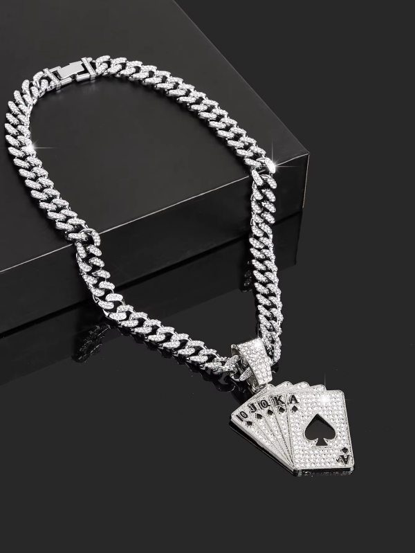 Ice Poker & Pendant Cuban Chain - Image 4