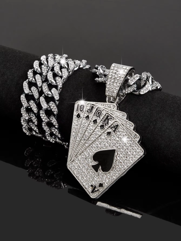 Ice Poker & Pendant Cuban Chain - Image 3